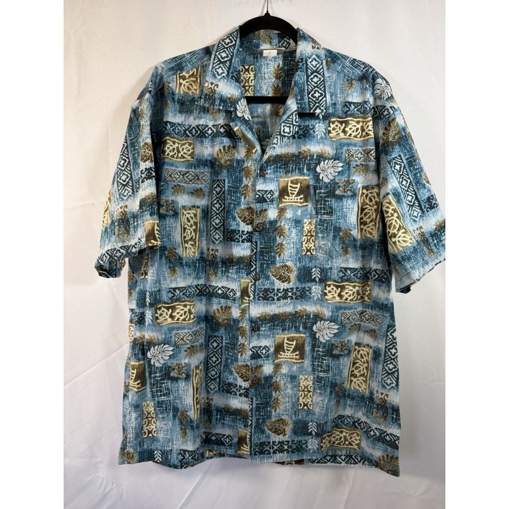 Winnie Fashion Hawiian Shirt Size XL Beach tropical‎ short sleeve